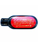 Saninex 2 in 1 lubrificante intimo e massaggio provocatorio