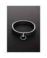 Collana metallica con catena da orologio