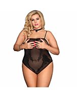 Subblime queen plus teddy ricamato floreale