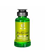 Effettore di calore olio da massaggio fruttato d'amore 100 ml captus / lima swede