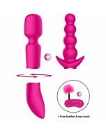 Piacere anale e kit vibratore - rosa