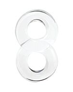 Anello portafortuna rinnegato a forma di 8 - trasparente