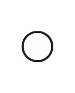 Anello piatto in silicone nero - xl