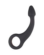 Stimolante anale nero scorrevole sfacciato