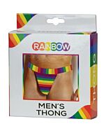 Tanga masculino arcoiris