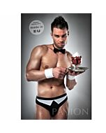 Costume cameriere 020 sexy bianco / nero di passion men s / m