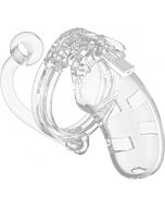 Gabbia maschio con spina da 9 cm - trasparente