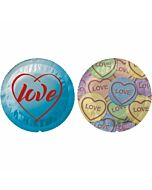 Exs - love hearts - Confezione da 100 pezzi