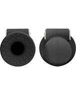 Ventosa vibrante per capezzoli - nera