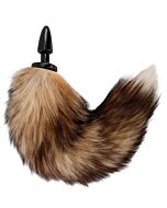 Spina Anale in Silicone Coda Naturale 10cm