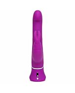 Vibratore coniglio felice con palline g-spot lilla