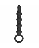 Sono - no. 59 dildo con anello in metallo - nero