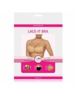 Byebra lace-it realzador push-up cup b natural