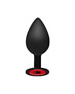 Plug firma - 9,5cm - negro