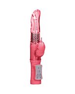 Vibratore Dolphin rampant con rotazione - rosa