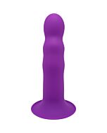 Hitsens 3 - dildo in silicone viola a doppia densità