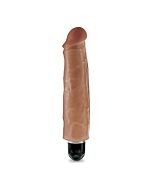 Vibratore per pene rigido 22 cm - mulatto