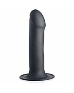 Dildo in silicone flessibile - nero