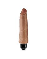Vibratore per pene rigido 25 cm - mulatto