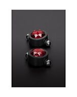 Pinzette magnetiche in cristallo Swarovski - Rosso