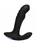 17x p-trigasm - stimolatore prostatico in silicone 3 in1 - nero