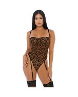 Body sexy teddy marrone