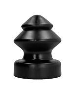 Tutto nero plug anale 19cm