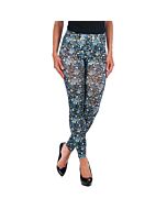 Leggings intimax fiori grigi