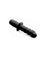 Il manipolatore 10x plug vibratore in silicone nero