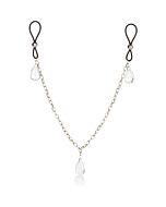 Pendenti a catena in cristallo con capezzoli