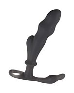 Stimolatore anale nero per backdoor explorer