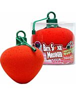 Spugna da bagno a forma di fragola con vibratore