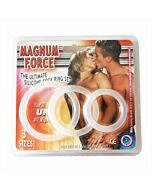 Set tre anelli 100 silicone