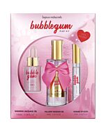 Bijoux - Indiscrets Bubblegum Play Kit con Olio, Gel & Lucidalabbra