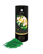 Vendite di Sale da Bagno Shunga Fiore di Loto 500g - Mar Morto - Verde - Aroma Sensuale