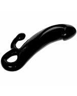 Dildo stimolatore prostatico in silicone nero
