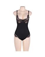 Body con Piume Trasparenti