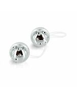 Bolas geisha plata tonalità argento