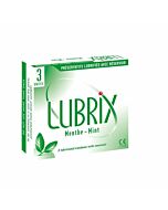 Scatola Lubrix 3 unità gusto menta