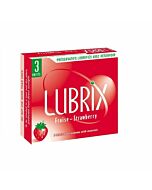 Scatola Lubrix 3 unità gusto fragola