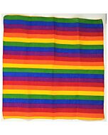 Fazzoletto Arcobaleno 50x50cm - Cotone Orgoglio LGBTQ+