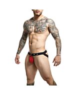 DNGEON Chain Jockstrap Rosso - Jockstrap con dettagli a catena