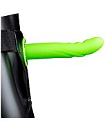 Ouch-Strap-On Curvo con Texture - Brilla al Buio