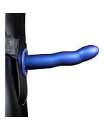Ouch Cinghia Cava Curva Blu Metallico 8'' - Sex Shop