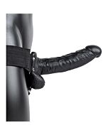 Realrock Cinturino Cavo con Testicoli - 7'' / 18 cm - Nero