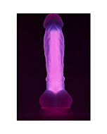 Silicone Brillante Rosa Gigante Radiante