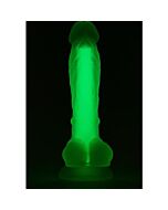 Dildo Glow Verde 17,5cm