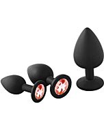 Kit Fantasia Anale Ruby - 3 Tappi