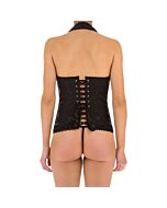 Corset Metallico Nero Seduttrice Notturna