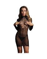 Abito Sensuale a Rete - Nero